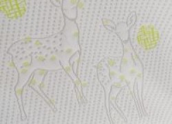 圣诞款儿童系列针织床垫提花布